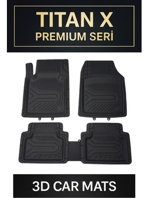 Black Gold Honda Civic 2016-2021 Sedan 3D Havuzlu Oto Paspas Titan x