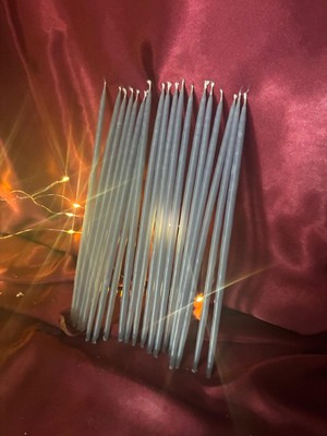 İzmir Candle 20'li Mor Kilise Mumu,dilek,ritüel,ayin,church,candle,doğum Günü,arınma