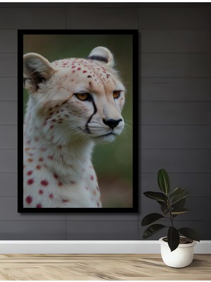 Çita Portresi Yağlı Boya Görünümlü Ev,antre,salon,ofis,mutfak,yatak Odası Tablo Çerçeve Görünümlü