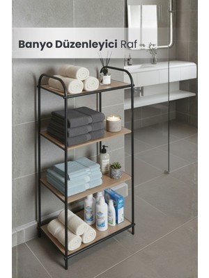 Orvila Banyo Düzenleyici Raf Banyo Organizeri Deterjanlık Şampuanlık Banyo Dolabı