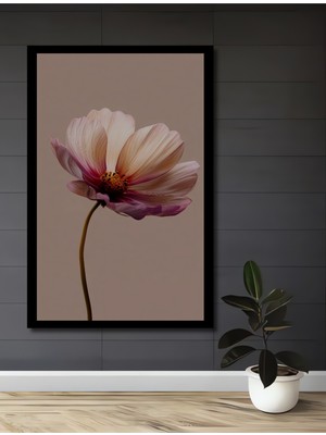 Ilahi Zarafet Suluboya Görünümlü Ahşap Antre,salon,ofis,mutfak,yatak Odası Tablo Çerçeve Görünümlü