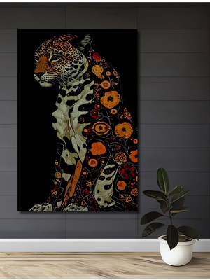 Görkemli Jaguar Sanat Ev,antre,salon,ofis,mutfak,yatak Odası Tablosu