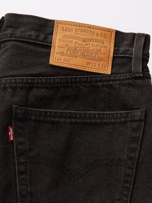 Levi's 555™ Relaxed Straight Erkek Jean Pantolon - DarkBlack
