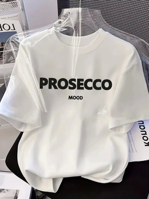 byasafkids Baskılı Oversize Bisiklet Yaka T-Shirt - Beyaz