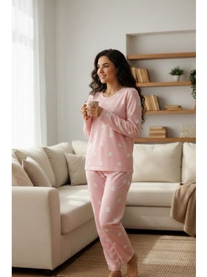 Kadın Süet Pijama Takımı