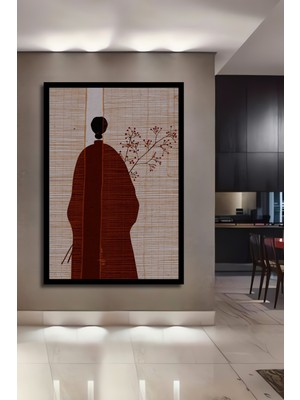 Kadın Figürlü Modern Sanat Ev,antre,salon,ofis,mutfak,yatak Odası Tablosu Çerçeve Görünümlü