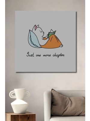 Sevimli Kedi Kitap Okuma Baskısı Ahşap Dekoratif Ev,antre,salon,ofis,mutfak,yatak Odası Tablo