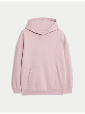 Marks & Spencer ​pamuk Karışımlı Kapüşonlu Sweatshirt (6-16 Yaş)​