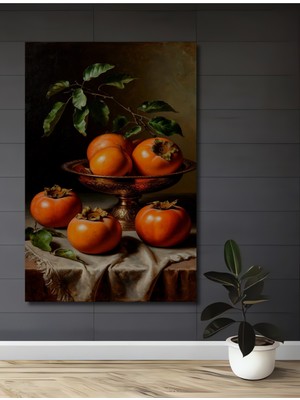 Nar Sanatı Yağlı Boya Görünümlü Ahşap Dekoratif Ev,antre,salon,ofis,mutfak,yatak Odası Tablo