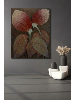 Büyülü Çiçeklerin Dansı Sulu Boya Görünümlü Ahşap Dekoratif Ev,antre,salon,ofis,mutfak Tablo