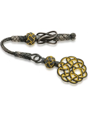 Costurera Gümüş Trabzon Örmesi Kazaz Tesbih Püskülü