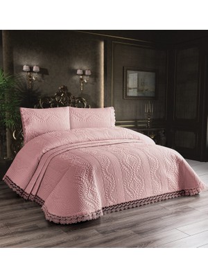 Bella Home Çift Kişilik Güpürlü Mikrofiber Yatak Örtüsü -  240X260 cm