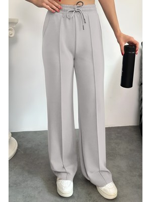 Balenbi Premium Modal Kumaş Çımalı Palazzo Kadın Pantolon 1115