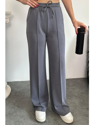 Balenbi Premium Modal Kumaş Çımalı Palazzo Kadın Pantolon 1115