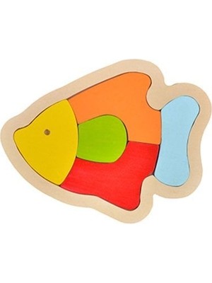 Happy Junior Montessori Eğitici Oyuncak Bul-Tak Balık