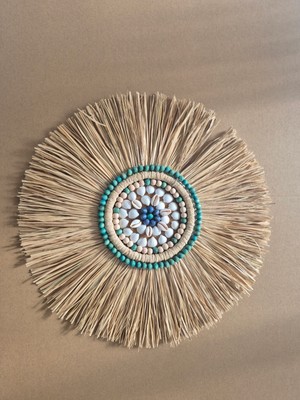 BH Bohem Handmade Bh  Bohem Handmade    Rafya Duvar Ofis Salon Bebek Odası Duvar Dekoru