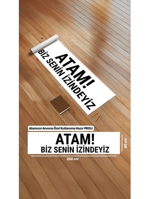 Proll 10 Kasım - Hazır Pankart - Izindeyiz Atam