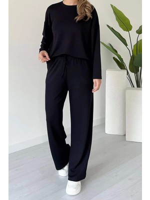 Balenbi Kadın Bisiklet Yaka Uzun Kollu Modal Takım 1109