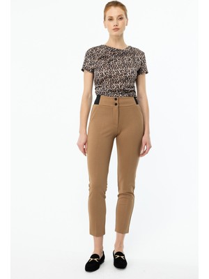 Ekol Iki Düğmeli Dar Paça Pantolon 4201