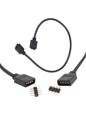 Zibox Powermaster Rgb LED Bağlantı Erkek-Dişi Jumperlı 4 Pin Kablo
