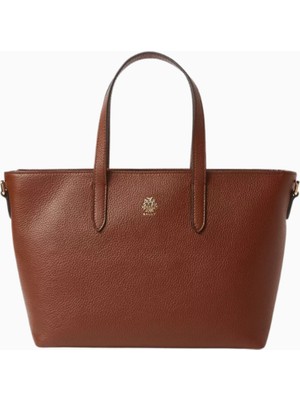 Bally Hera Kahverengi Grenli Deri, Lüks ve Zamansız Yeni Sezon Zarif Büyük Tote Çanta