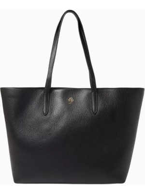 Bally Hera Siyah Grenli Deri Yeni Sezon, Zamansız Lüks ve Zarif Büyük Tote Çanta