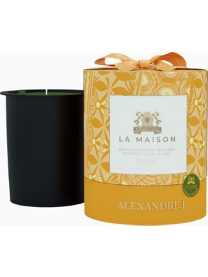 Alexandre J Pale Jade Mum ve Holder Hediye Seti 220G, Elemi-Patchouli