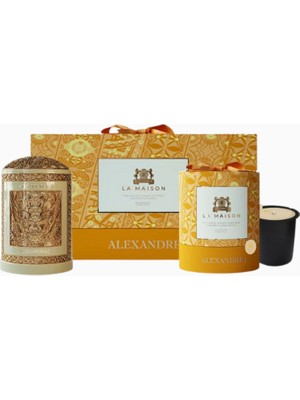 Alexandre J Ivory Mum ve Holder Hediye Seti 220G, Vanilya-Beyaz Çikolata