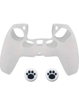 Allbucks Ps5 Joystick Kol Silikon Kılıf Analog Koruyucu Set
