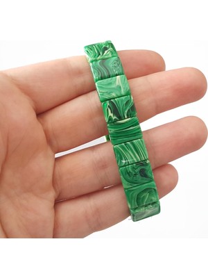 Pigado Özel Tasarım Elastik Trend Model Unisex Sıkma Kehribar Bileklik