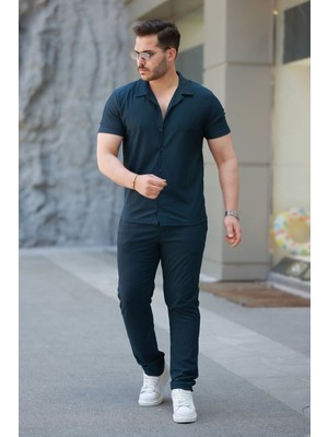 byasafkids Erkek Ottoman Kumaş Pantolon Gömlek Takım