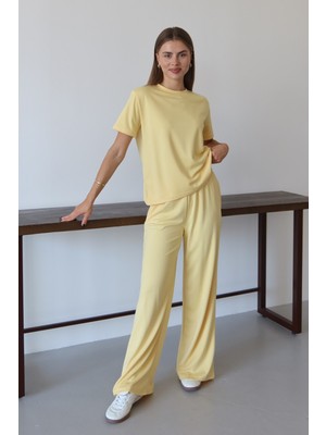 Balenbi Kadın Modal Kumaş Kısa Kollu Eşofman Takımı 1098