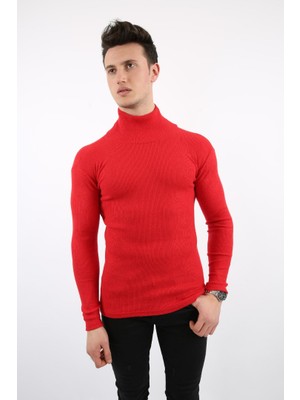 Moresun Fitili Likralı Kumaş Erkek Günlük Boğazlı Body