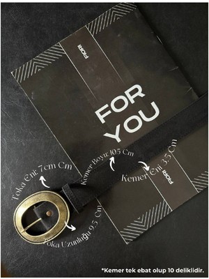 Fiori Süet Oval Tokalı Kadın Pantolon Kemeri, Ceket Kemeri, Gömlek Kemeri, Elbise Kemeri