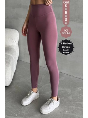 Balenbi Kadın Yüksek Bel Şardonlu Incelten Toparlayıcı Kışlık Tayt 1050