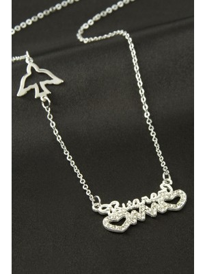 Starseven Bitanem Yazılı Kalp Ritim Şans Kolye