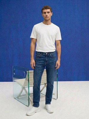 LTB Marello Dar Paça Orta Bel Mavi Jean Pantolon