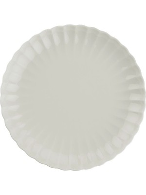 Kütahya Porselen Bone Luz Krem Pasta Tabağı 21CM Tekli
