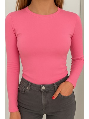 Balenbi Kadın Buzzy Parmak Geçmeli Bisiklet Yaka Basic Body 1130