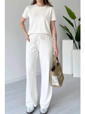 Balenbi Kadın Modal Kumaş Kısa Kollu Eşofman Takımı 1098