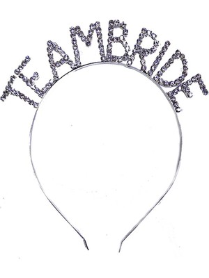 Ayder Timya Kristal Taşlı Gümüş Renk Team Bride Gelin Tacı TG/TMYA1395 207586