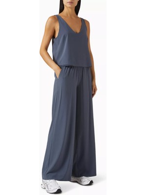 Vuori Villa Hafif Geniş Paça Pantolon, Ipeksi Dokuma & Esnek Konfor