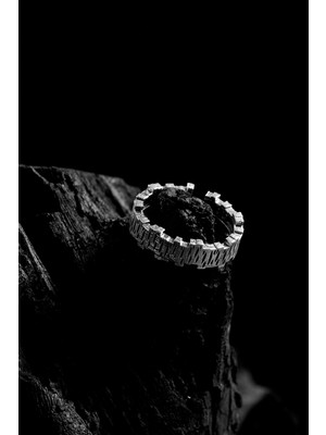 Ricco Jewellery 925 Ayar Gümüş Warlore Erkek Yüzük