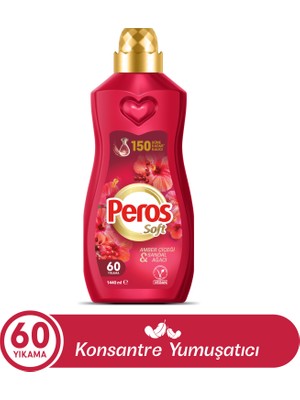 Peros 1440 Ml Konsantre Yumuşatıcı Amber Çiçeği – 1,4 lt