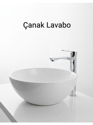 Yapı Kalite Sabit Gövdeli Uzun Çanak Lavabo Bataryası Krom Kaplama