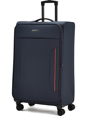 Fossil Ultra Light Büyük Boy Körüklü Kumaş Valiz – 360° 8 Tekerlekli, Hafif & Geniş Iç Hacim