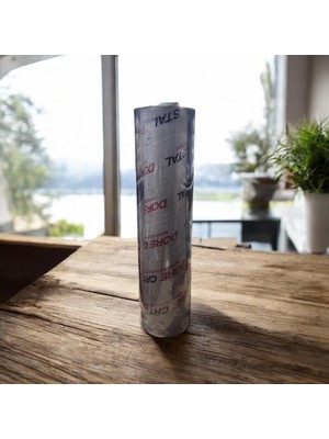 Mçb Group 20 Metre x 80CM (1 Top) Şeffaf Pvc Masa Örtüsü 1,4mm Masa Sehba Koruyucusu Saydam