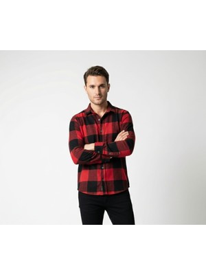 Love Giyim Ekose Erkek Gömlek