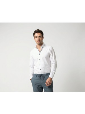 Love Giyim Çıtlı Düğme Petekli Gömlek