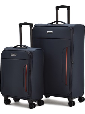 Fossil Ultra Light 2'li Valiz Seti Büyük ve Kabin Boy  – 360° 8 Tekerlekli, Hafif & Geniş Iç Hacim